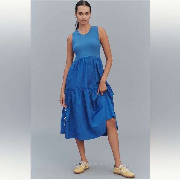 Anthropologie Dresses & Skirts - Anthropologie Daily Practice Bowline Sleeveless Midi Dress NEW